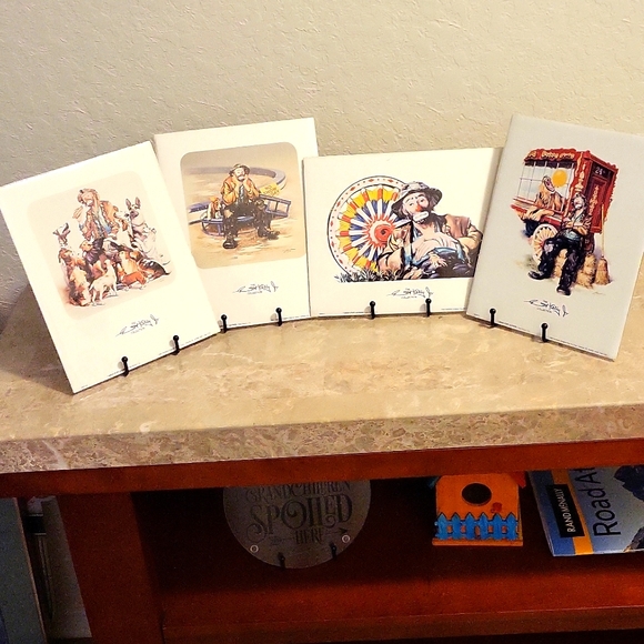 The Emmett Kelly Jr. Prints (Set of 4). - Picture 1 of 8